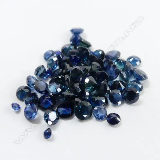 BAG 10CT FACETED SAPPHIRES 