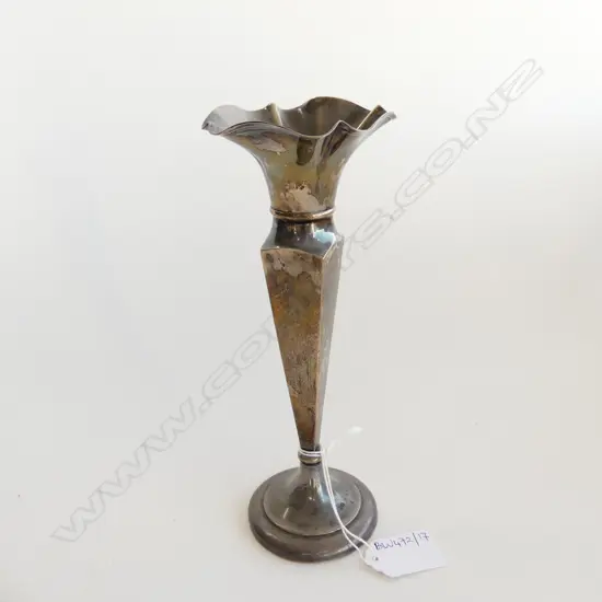 STG SILVER SPECIMEN VASE B'HAM 1912 H.205mm 111 GRAMS