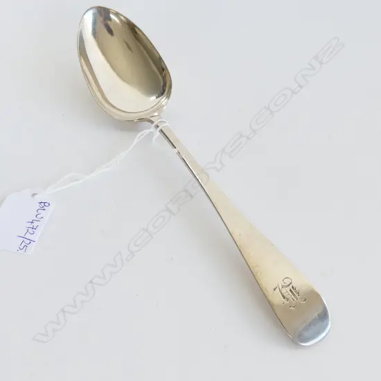 STG SILVER PIE SPOON GLASGOW 1898 70 GRAMS