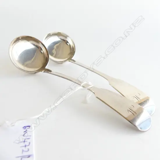 PR STG SILVER LADLES - 'M' EDINBURGH 1852 50 GRAMS