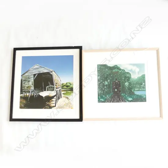 2 LTD ED PRINTS; G YOUNG, WHANGATEAU NZ'  29/100, 400X400MM & GARY TRICKER 'CONCERT DREAM' 1/50 335 x 270MM