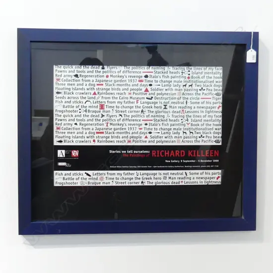 RICHARD KILLEEN POSTER 'STORIES WE TELL OURSELVES' 340x460mm