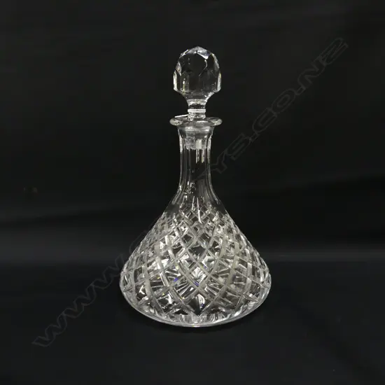 CRYSTAL SHIPS DECANTER H.265mm