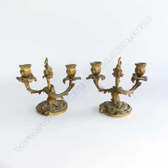PR ANTIQUE ORMULU CANDLESTICKS H.180mm