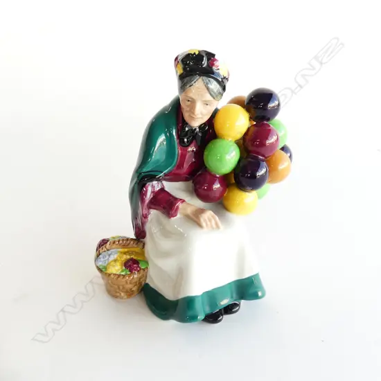 ROYAL DOULTON FIGURINE 'THE OLD BALLOON SELLER'   H. 200MM