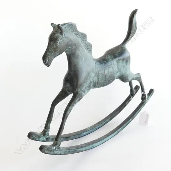 BRONZE ROCKING HORSE H 260 MM