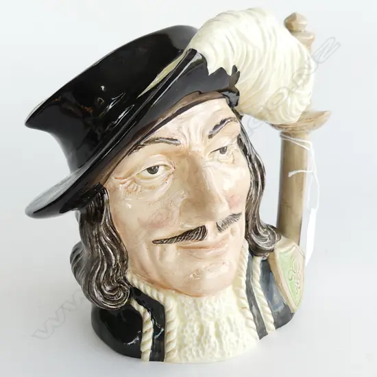 LG ROYAL DOULTON CHARACTER TOBY JUG 'ATHOS' H. 185MM