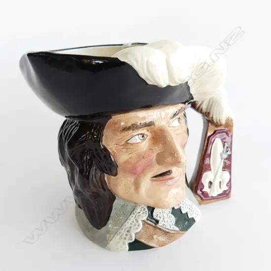 LG ROYAL DOULTON CHARACTER TOBY JUG ' D'ARTAGNAN' H. 185MM