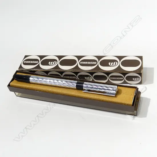 1970'S VINTAGE WATERMAN FIBRE NIB PEN IN BOX, UNUSED