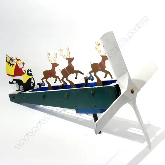 VINTAGE WHIRLIGIG - SANTA'S SLEIGH L 800MM