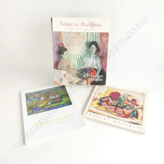 FRANCIS HODGKINS ARTIST 3 BOOKS - A PRIVATE VIEWING, THE LATE WORK & FRANCIS HODGKINS 