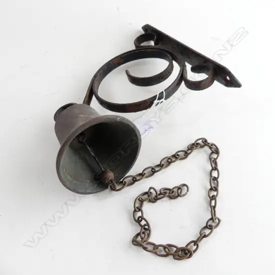 IRO & BRASS VINTAGE SHOP BELL L200MM