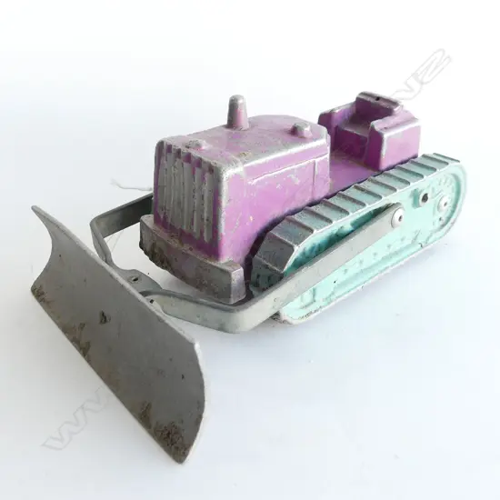 VINTAGE DIE CAST TOY GRADER L. 230MM
