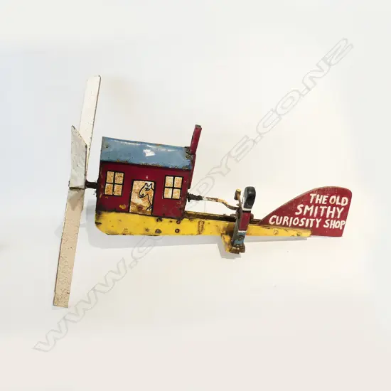 VINTAGE WHIRLIGIG - THE OLD SMITHY L. 710MM