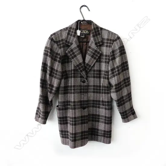 ESCADA BROWN WOOL JACKET SIZE 34