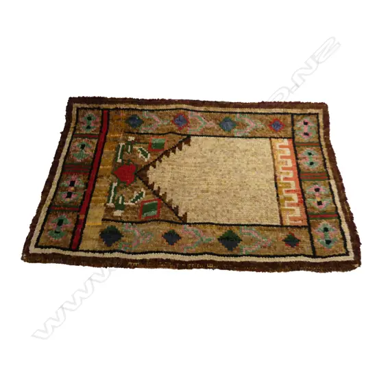 SM VINTAGE HAND HOOKED RUG  540 X 840MM