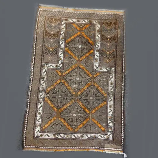 OLD AFGHAN PRAYER RUG 1400 X 950mm