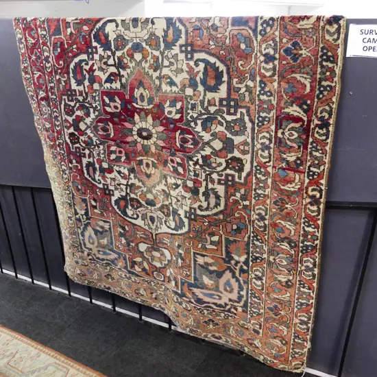 HAND KNOTTED WOOL PILE RUG