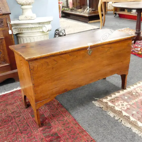 GEO.III ELM 5 PLANK COFFER SMALL PROPORTION