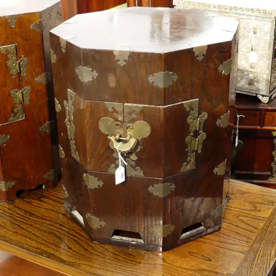 KOREAN OCTAGONAL SIDE CABINET H 440 MM