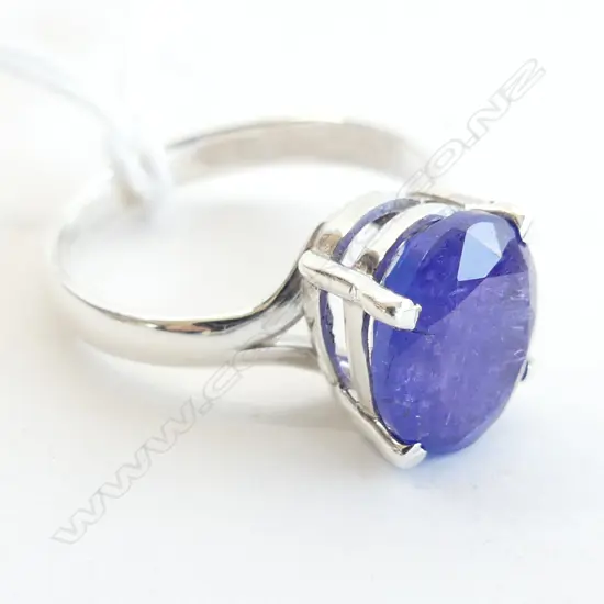 KYANITE ? & 925 SILVER RING, SIZE P