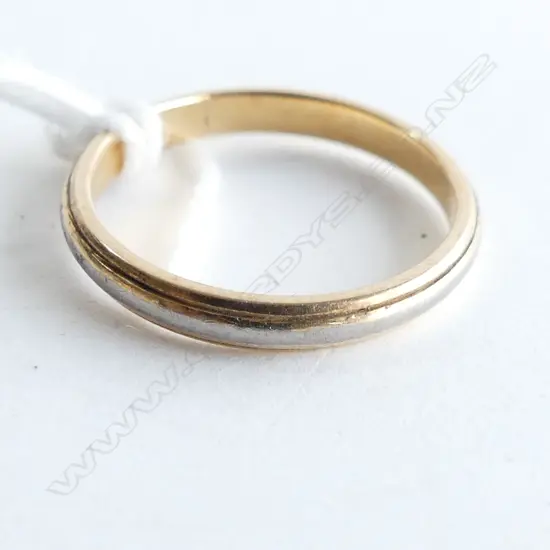18CT 2/TONED GOLD WEDDER 2.2 GRAMS SIZE K