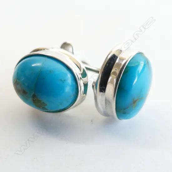 PR TURQUOISE STUD EARRINGS