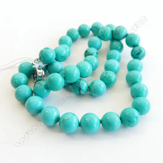 TURQUOISE BEAD NECKLACE 