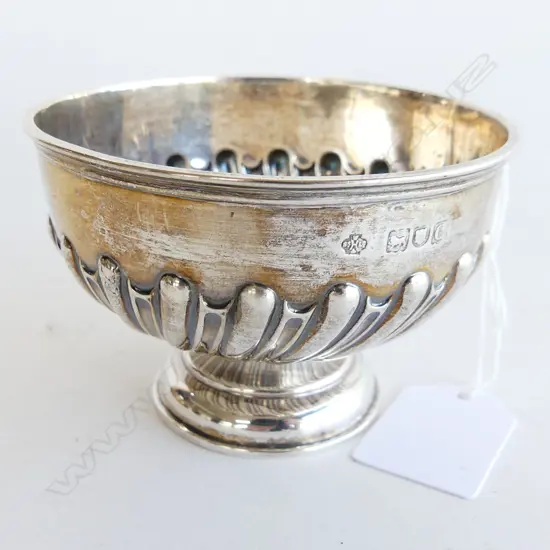 STG SILVER BOWL LONDON 1898 90mm dia 82 GRAMS
