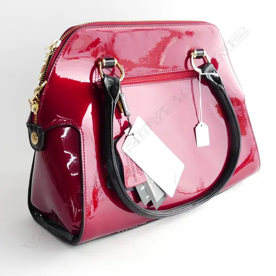 RED HANDBAG BEVERLY HILL COLLECTION BY SERENADE L360 H270MM