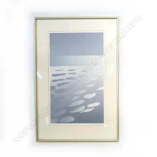 NUMBERED PRINT SEA SAND BY MALCOLM WARE H610 W420MM