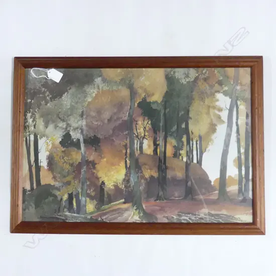 PRINT RUSSELL FLINT THE WOOD RICK H430 W60MM