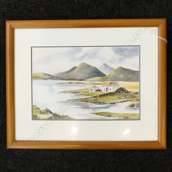 W/C IRISH COASTAL SIGNED M GUILFORD H440 L540MM