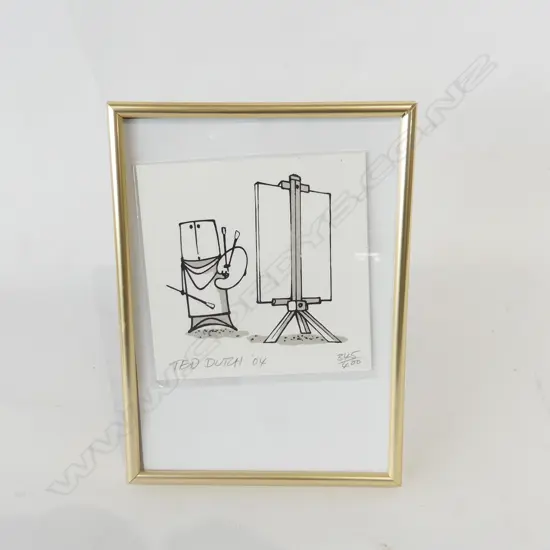 TED DUTCH LTD EDITION CARD - SGD & DATED '04 ED. 345/400 100 X 100M