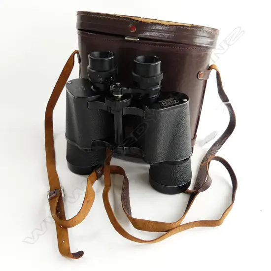 PR LEATHER CASED 7X50 FIELD BINOCULARS