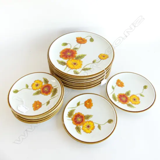 8 MIKASA DINNER PLATES W275 8 SIDE PLATES W195 CALAFORNIA PAT