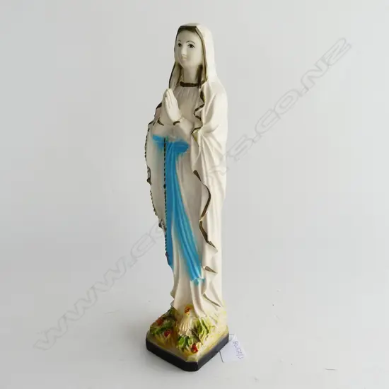 VINTAGE HKS VIRGIN MARY STATUE - RESIN H.315mm