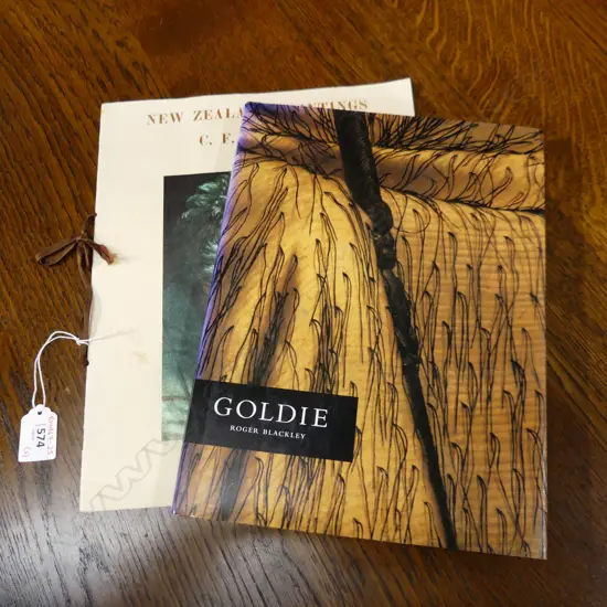 'GOLDIE' ROGER BLACKLEY ART BOOK (HARDCOVER) + ANOTHER GOLDIE PUBLICATION