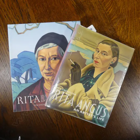 2 RITA ANGUS VOLUMES - 'AN ARTIST'S LIFE' + 'LIFE + VISION'