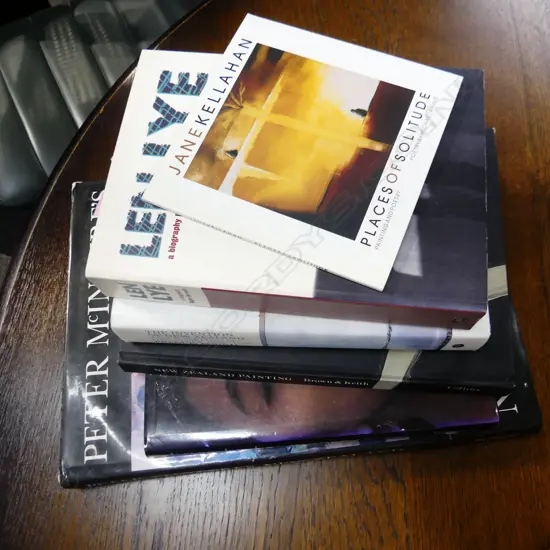 6 NZ ART BOOKS INCL. LEN LYE/BRIAN BRAKE/PETER MCINTYRE