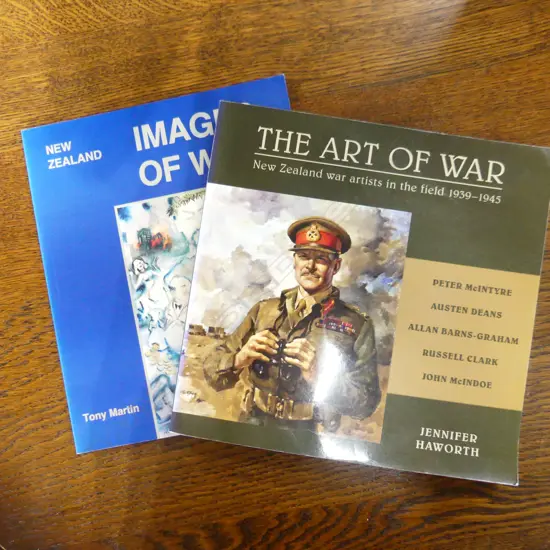 2 NZ ART BOOK 'IMAGES OF WAR' + 'THE ART OF WAR' 