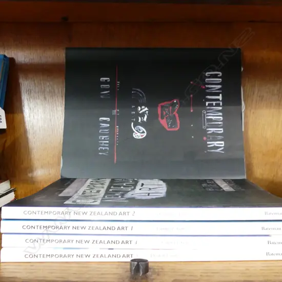 5 NZ ART BOOKS - CONTEMPORARY NEW ZEALAND ART 1-5 