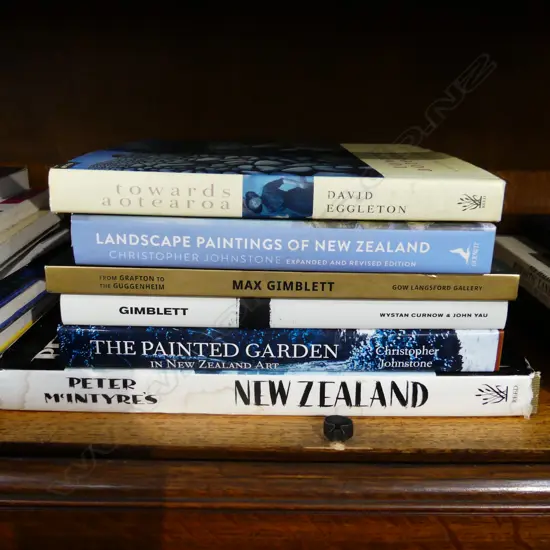 6 NZ ART VOLUMES INCL. GIMBLETT/MCINTYRE ETC