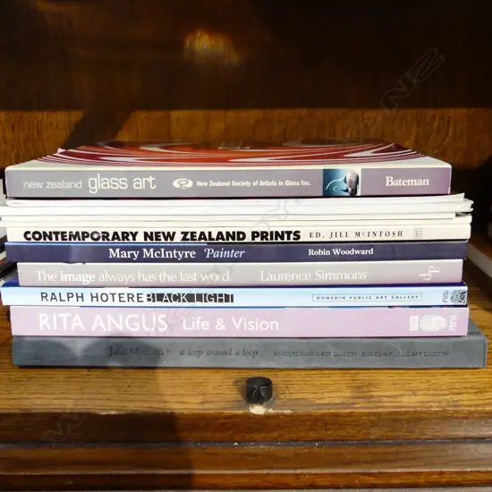 11 NZ ART VOLUMES INCL. HOTERE/ANGUS/MORISON ETC