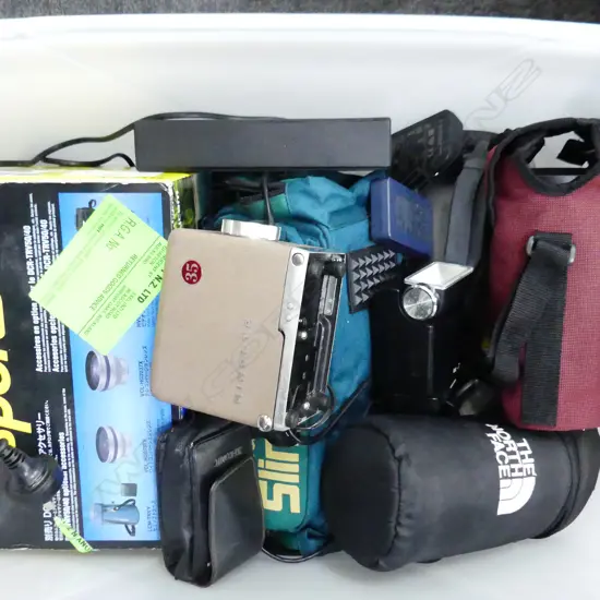 LOT ASST CAMERA ACCESSORIES INCL. CANON 430EXII SPEEDLITE ETC