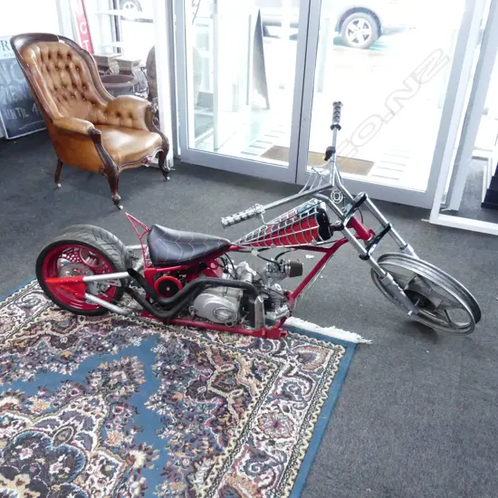 SMALL SPIDERMAN CHOPPER PROJECT MOTOBIKE...