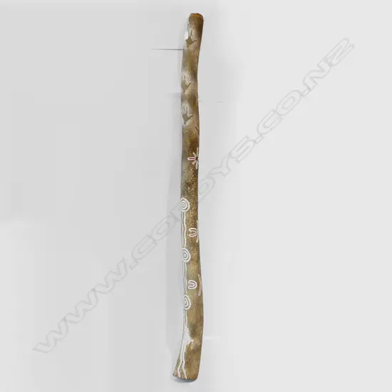 AUSTRALIAN DIDGERIDOO - HAND MADE ARTIST UNKNOWN L.1520mm