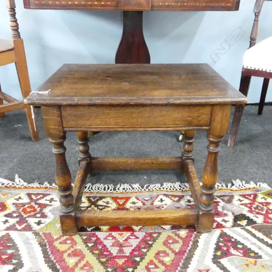 OAK JOINT STOOL H 440 MM