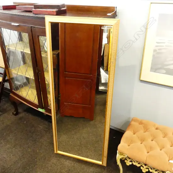 LG GILT FRAMED DRESSING MIRROR 1300x530mm