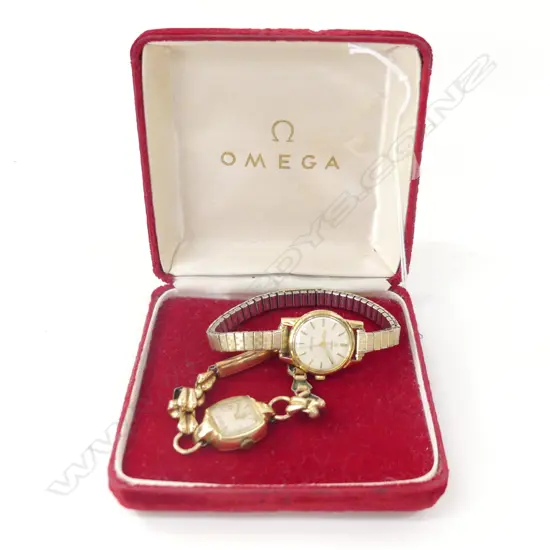 2 VINTAGE LADIES OMEGA WATCHES